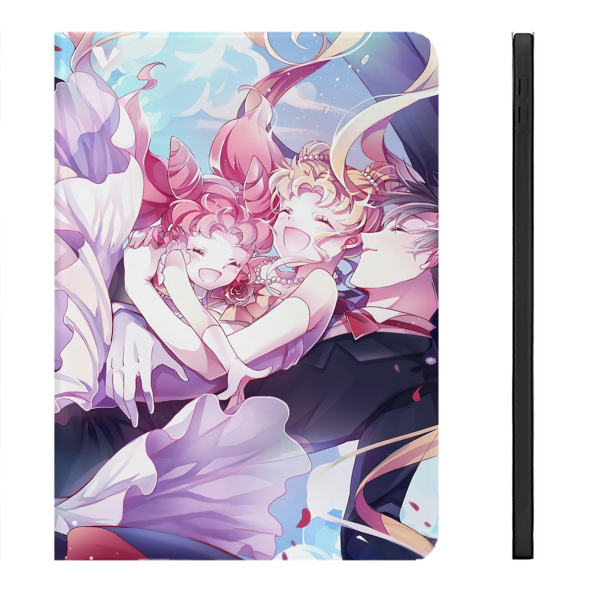 （画像用） 美少女戦士セーラームーン Sailor Moon IPadケース ペンホルダー付き ブックスタイルデザイン